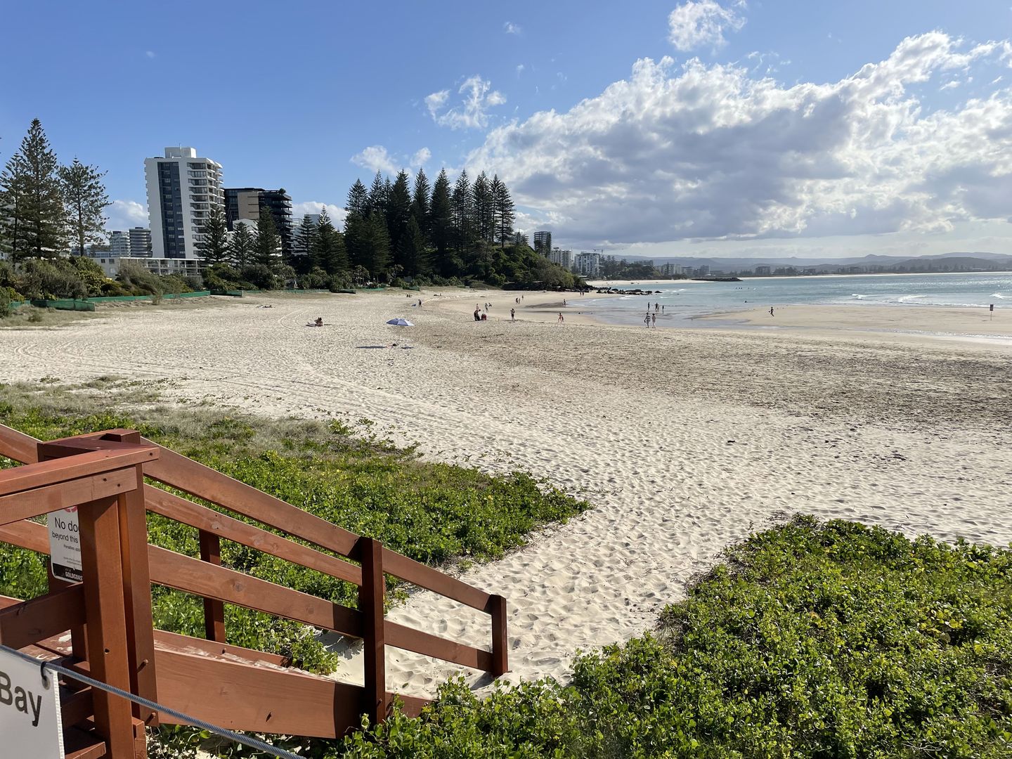 Rainbow Bay Beach looking north September 2022